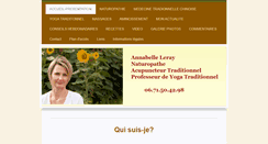 Desktop Screenshot of annabelleleray.fr