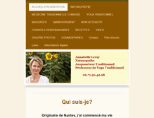 Tablet Screenshot of annabelleleray.fr